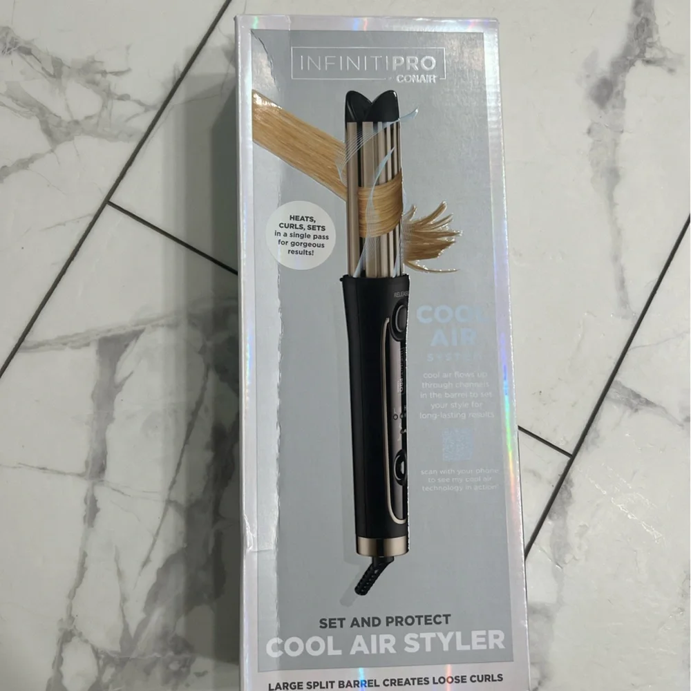 Cool Air Styler - Sleek Black - new never opened